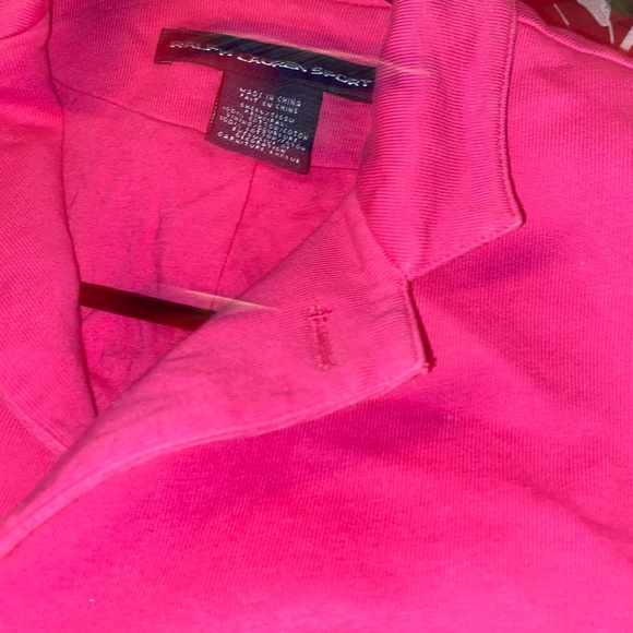 SOLD! Ralph Lauren Sport Jersey Pink Crown Crest Blazer Size 10 - Picture 8 of 9